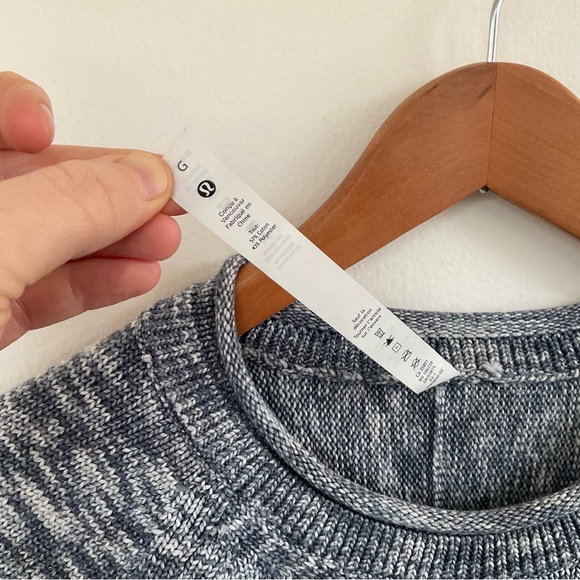 Lululemon Athletica Blue Sweater Pullover Knit - Picture 3 of 7